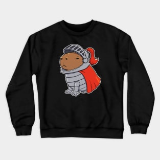 Capybara Knight Costume Crewneck Sweatshirt